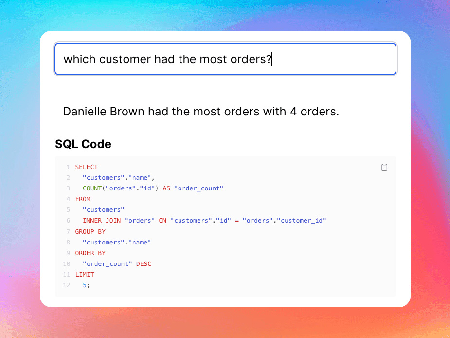 ChatDB | The AI Database Assistant for your team